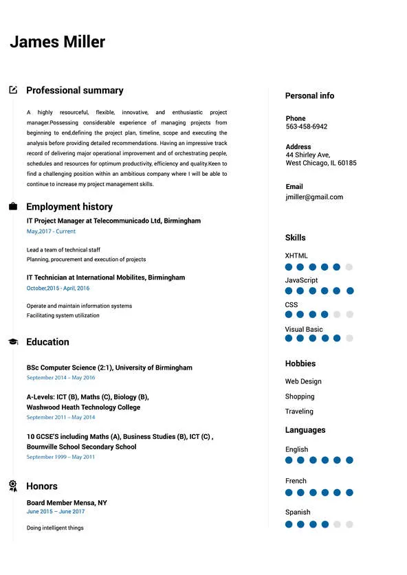 Creative Resume Template